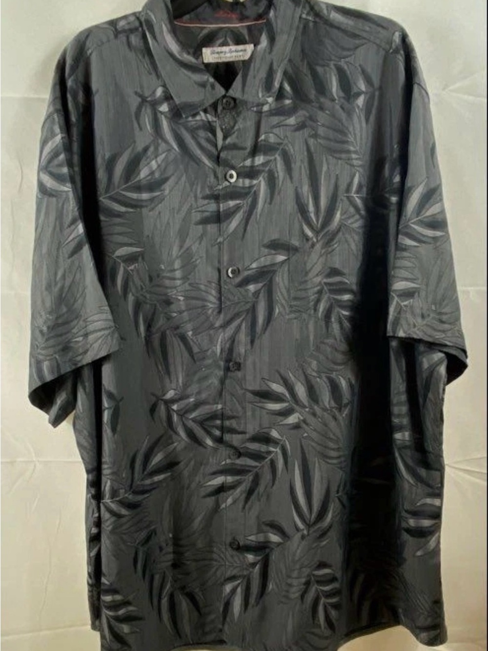 Tommy Bahama Black and Grey Shirt